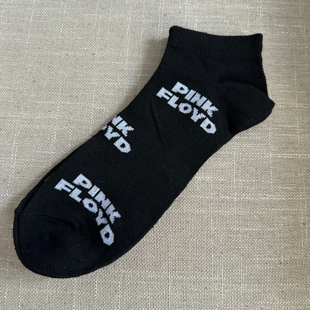 Pink Floyd Socks Ankle Socks Black & White One Size Officially licensed NEW